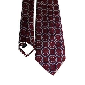 Vintage Original Happy face have have a nice day neck tie